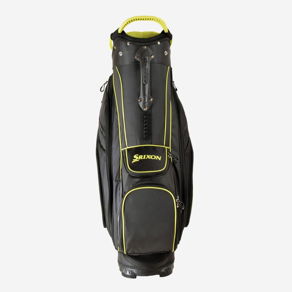 Golfový bag na vozík SRIXON limetkovo-čierny